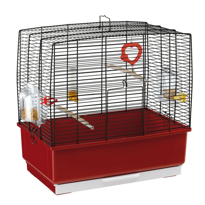 Ferplast Rekord 3 Bird Cage, 49 x 30 x 48.5 cm, Black - PawsPlanet Australia