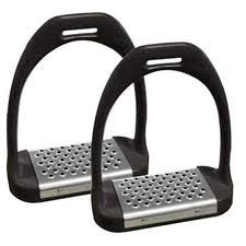 Shires cheese grater plastic stirrups with metal treads 5" - PawsPlanet Australia