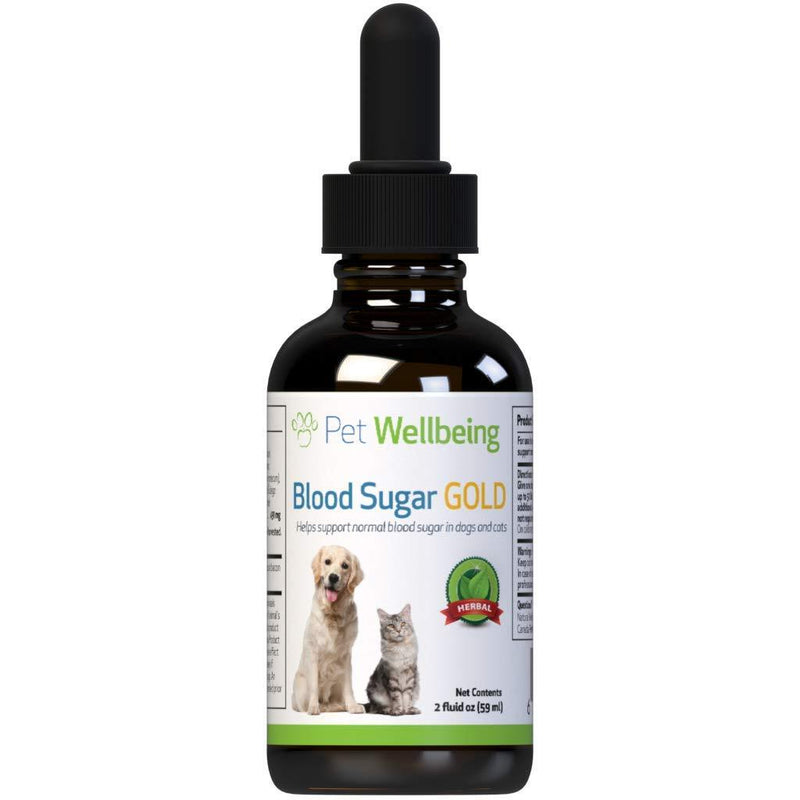 Pet Wellbeing Blood Sugar Gold For Dogs - Natural Support For Healthy Blood Sugar Levels In Dogs - 2 Ounce 59 Milliliter - PawsPlanet Australia