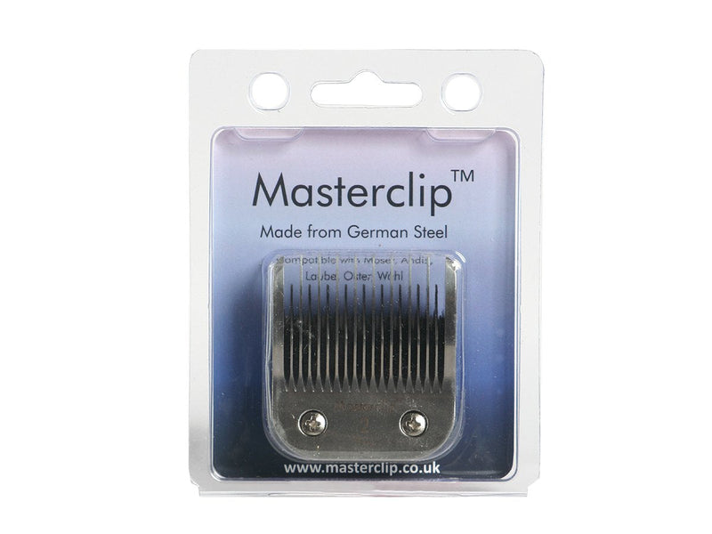 Masterclip Dog Clipping Blade A5 Clipper Blades 50F 40F 30F 15F 10F 9F 7F 7 5F 5# 4F 4# 3F 3# 2F 2# 5/8N toe blade compatible, Oster and Andis (2#) - PawsPlanet Australia