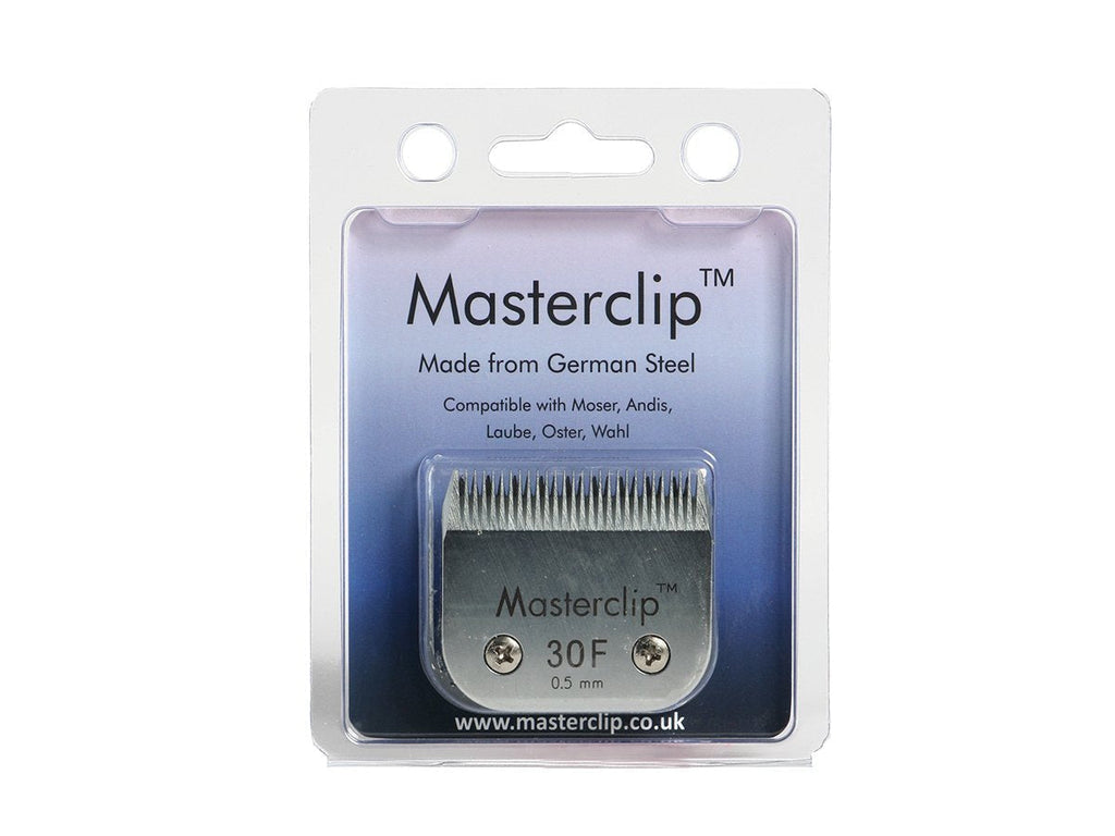 Masterclip Dog Clipping Blade A5 Clipper Blades 50F 40F 30F 15F 10F 9F 7F 7 5F 5# 4F 4# 3F 3# 2F 2# 5/8N toe blade compatible, Oster and Andis (30F) 30 - PawsPlanet Australia