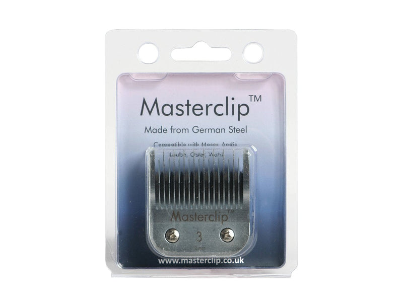 Masterclip Dog Clipping Blade A5 Clipper Blades 50F 40F 30F 15F 10F 9F 7F 7 5F 5# 4F 4# 3F 3# 2F 2# 5/8N toe blade compatible, Oster and Andis (3#) - PawsPlanet Australia