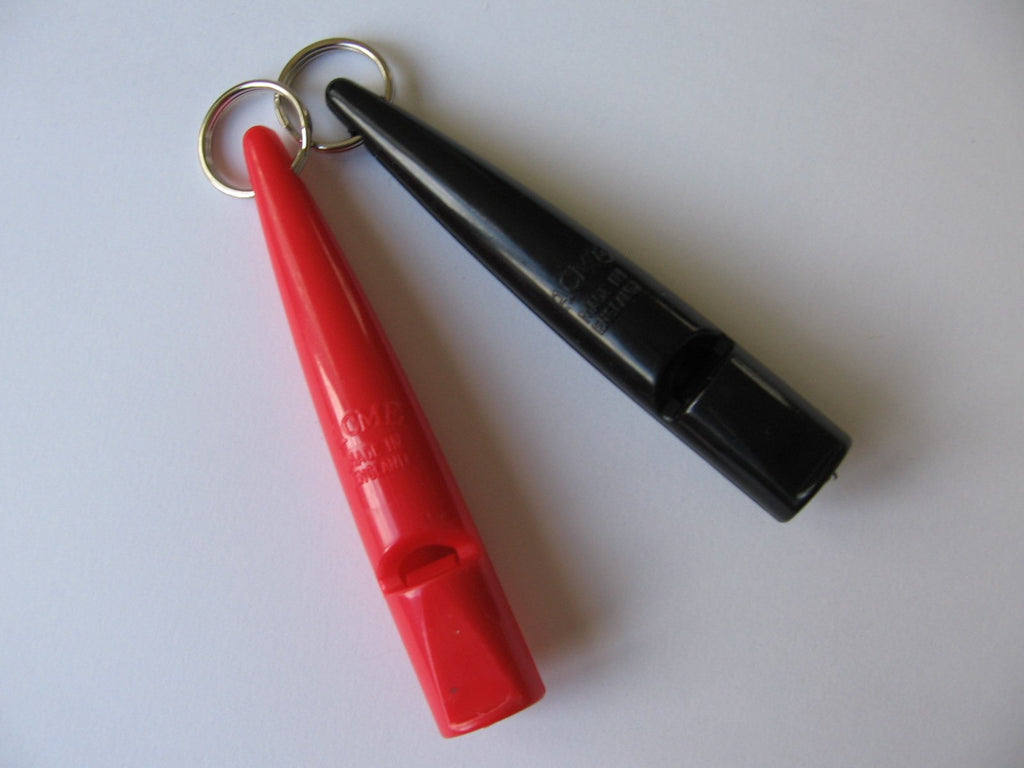 ACME NEW 211.5 Dog Whistles (Pair - Black and Red) - PawsPlanet Australia