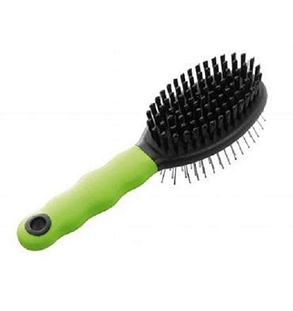 Ferplast Combination brush for cats GRO 5798, Delicate rounded tips, Soft bristles, Ideal for short, medium and long-haired animals, 19,5 x 5,5 x h 5,5 cm - PawsPlanet Australia