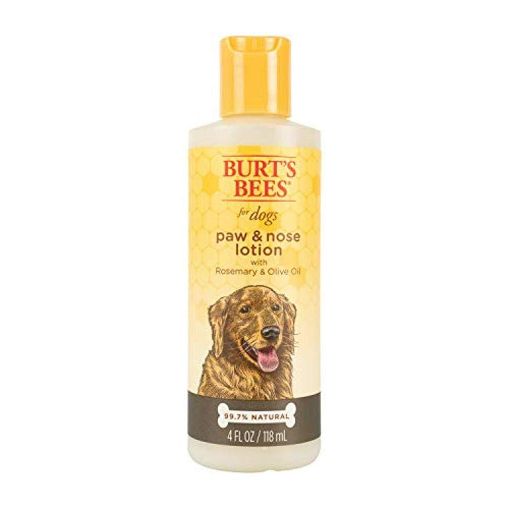 Burt's Bees for Pets for Dogs All-Natural Paw & Nose Lotion with Rosemary & Olive Oil | For All Dogs and Puppies, 4oz, All-Natural Paw & Nose Lotion with Rosemary & Olive Oil | Best Treatment for All Dogs and Puppies With Dry Nose and Paws 1-Pack - PawsPlanet Australia