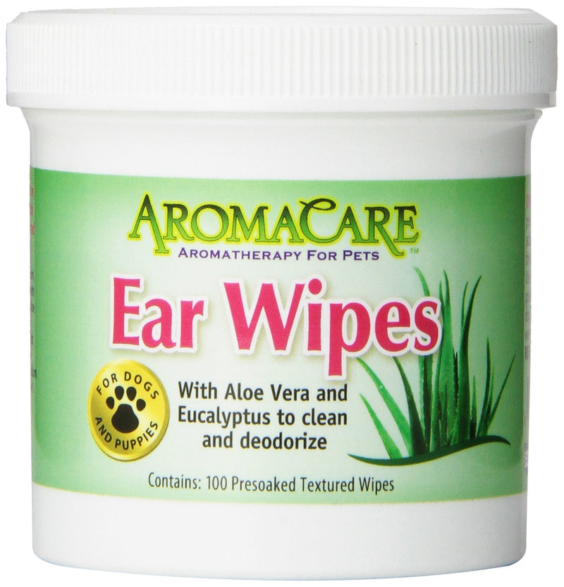 Aromacare 100 Dog Ear Wipes - PawsPlanet Australia