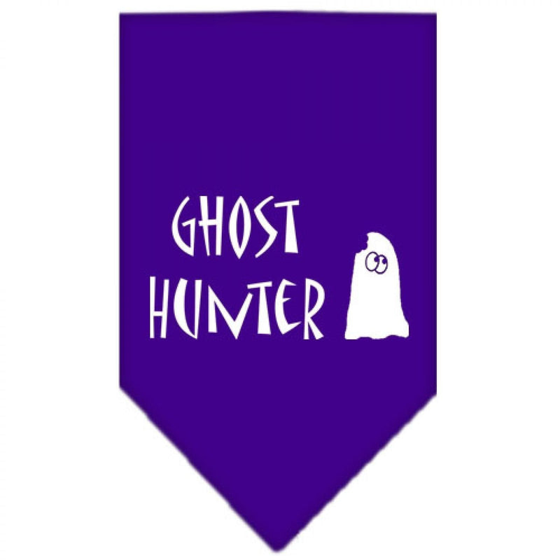 Mirage Pet Products Ghost Hunter Screen Print Bandana, Large, Purple L - PawsPlanet Australia