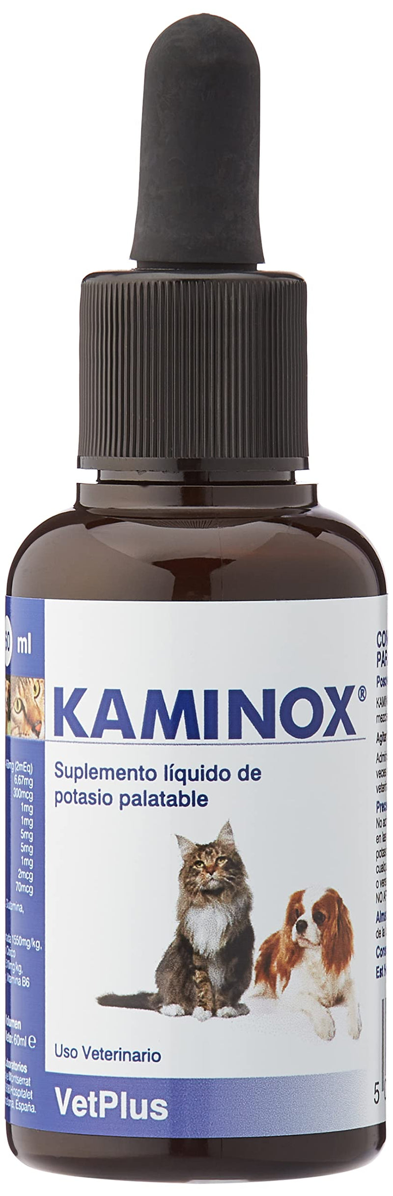 VetPlus Kaminox - A Highly Palatable Liquid Nutritional Support For Cats, 60Mls - PawsPlanet Australia