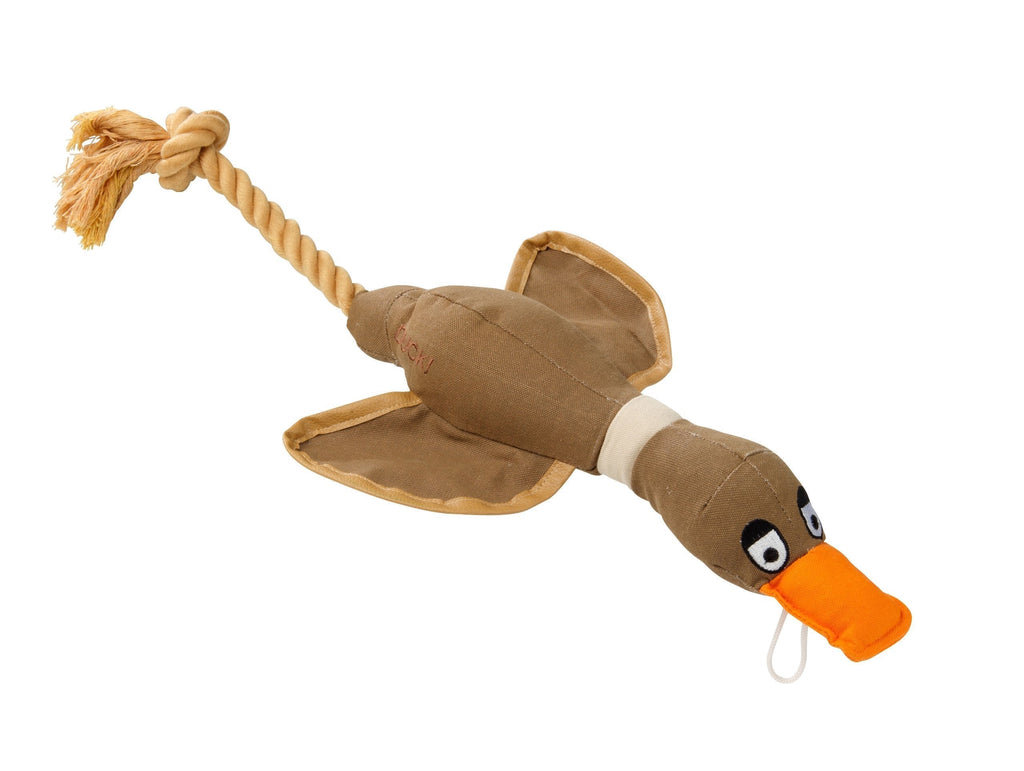 House of Paws Duck Canvas Thrower Dog Toy, Coco - PawsPlanet Australia