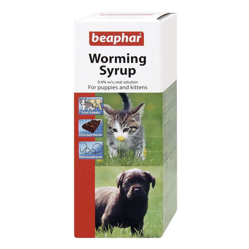 Beaphar Dog & Cat Worming Syrup 45ml - PawsPlanet Australia