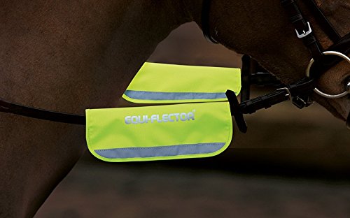 Shires Equi-Flector Bridle/Halter Bands-9402 Yellow One Size - PawsPlanet Australia