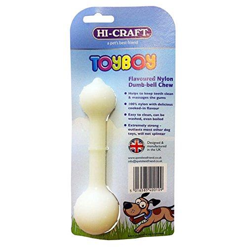 Hi-Craft Toyboy Dumb-bell Flavoured Nylon Chew - PawsPlanet Australia