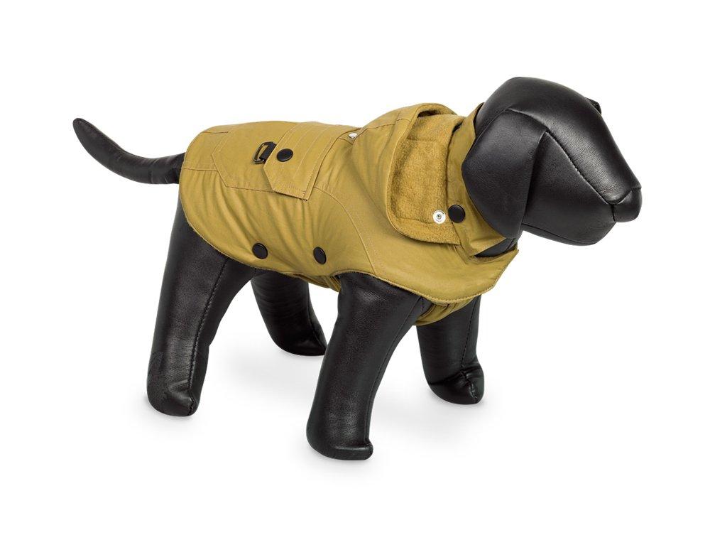 Nobby Dog Coat Mellow with Pocket on the Back, 44 cm, Mustard - PawsPlanet Australia