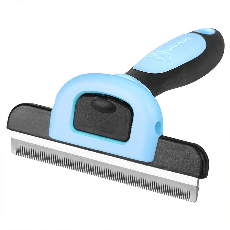 MIU COLOR Dog Deshedding Brush, Desheeding Tool for Large Dogs, Short Haired Dogs Cats Brush for Removing Loose Hair, Dog Deshedder Blue - PawsPlanet Australia