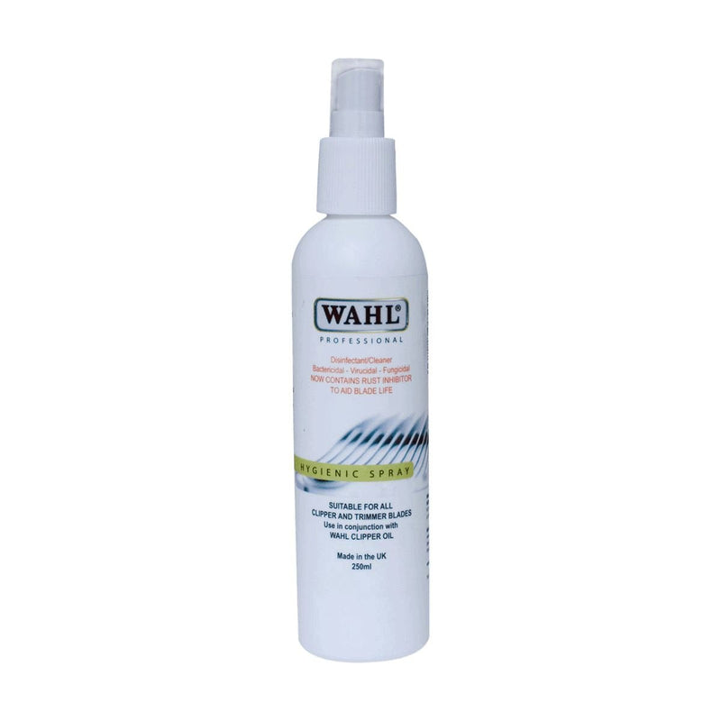 WAHL HYGIENIC CLIPPER SPRAY HORSE EQUESTRIAN GROOMING TIDYING CLEANING STABLE YARD [SINGLE] [250ML] - PawsPlanet Australia