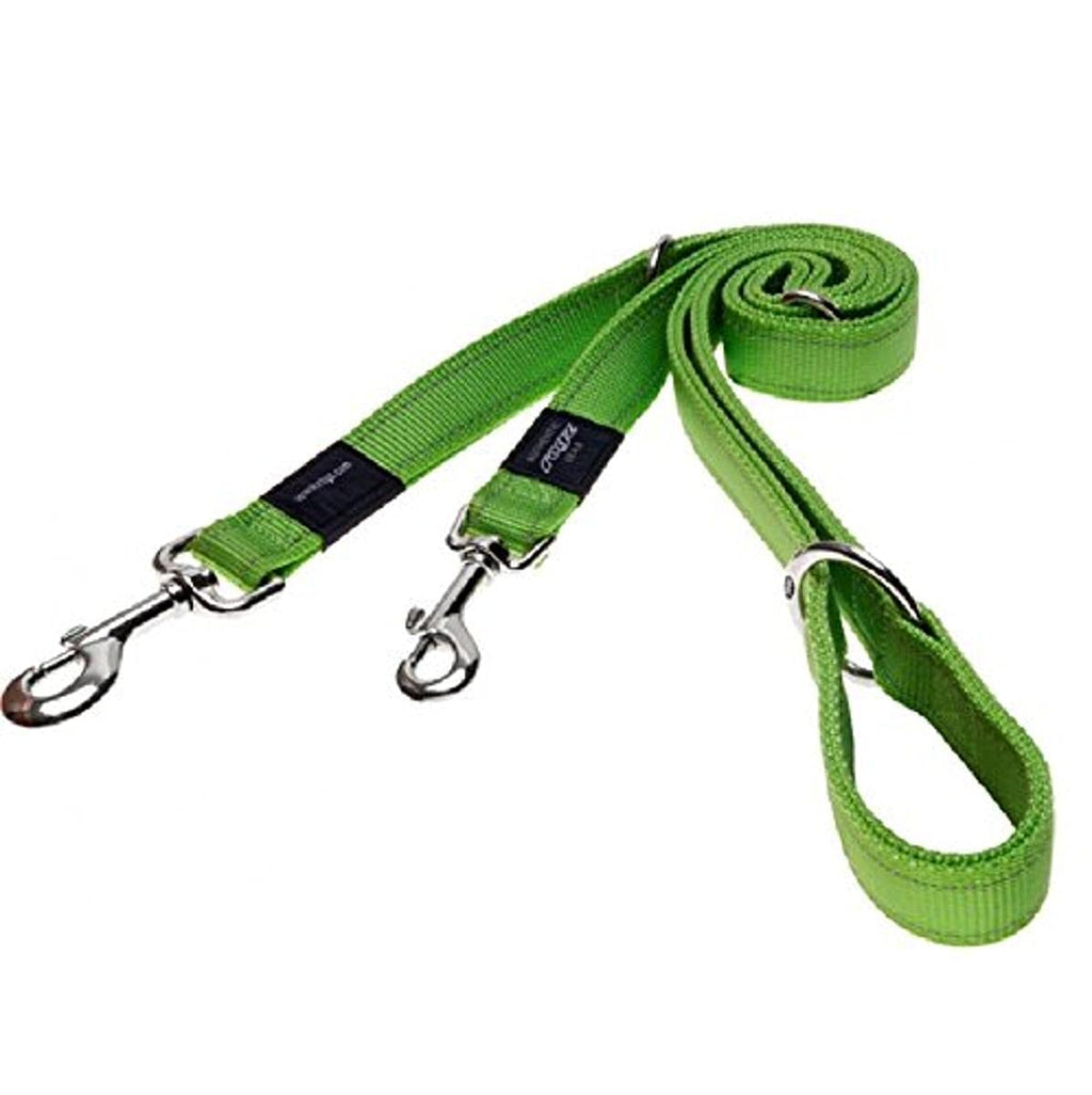 Rogz HLM06-L Utility Leash/Fanbelt L Green - PawsPlanet Australia