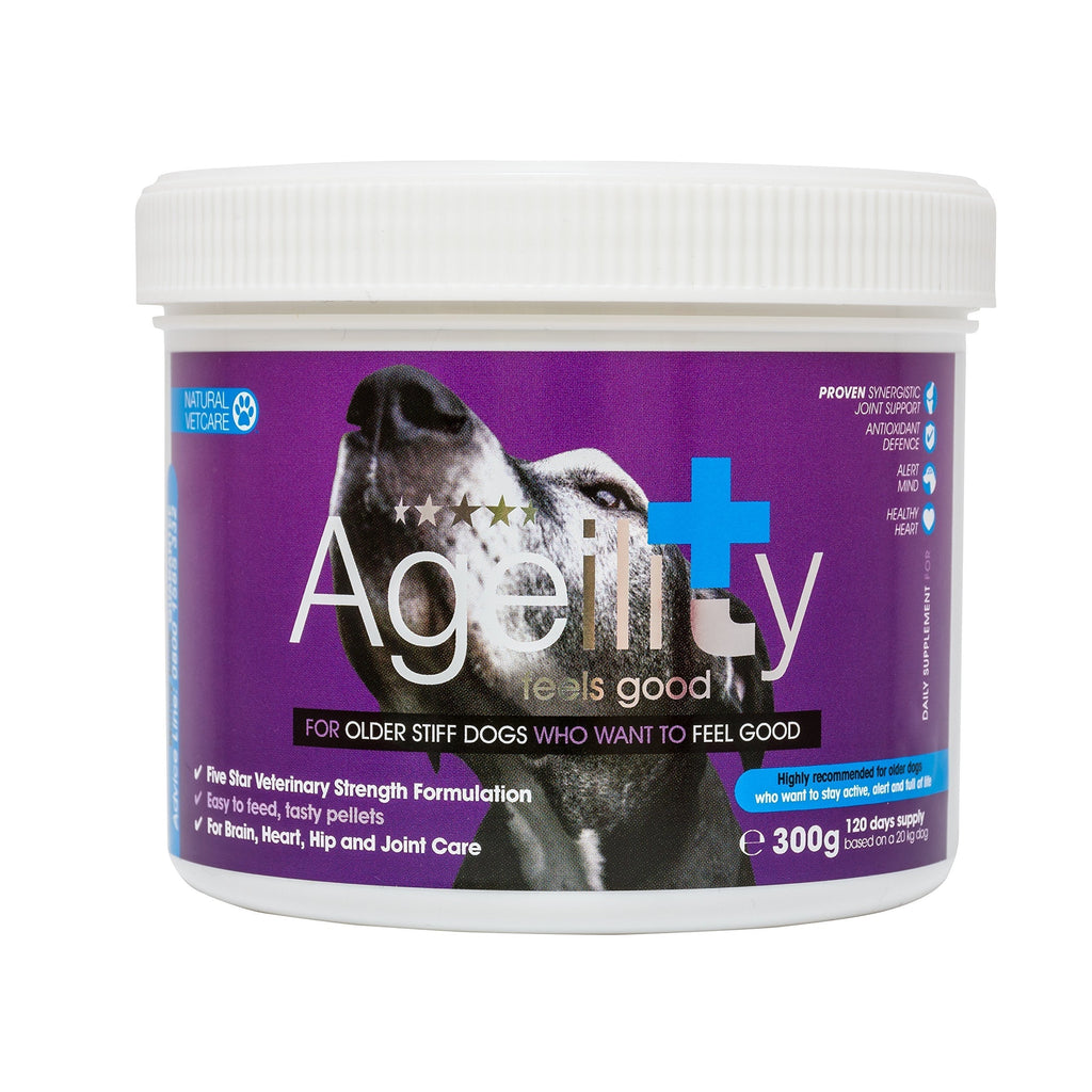 Natural VetCare Ageility Veterinary Strength Senior Supplement for Older Dogs 300g - PawsPlanet Australia