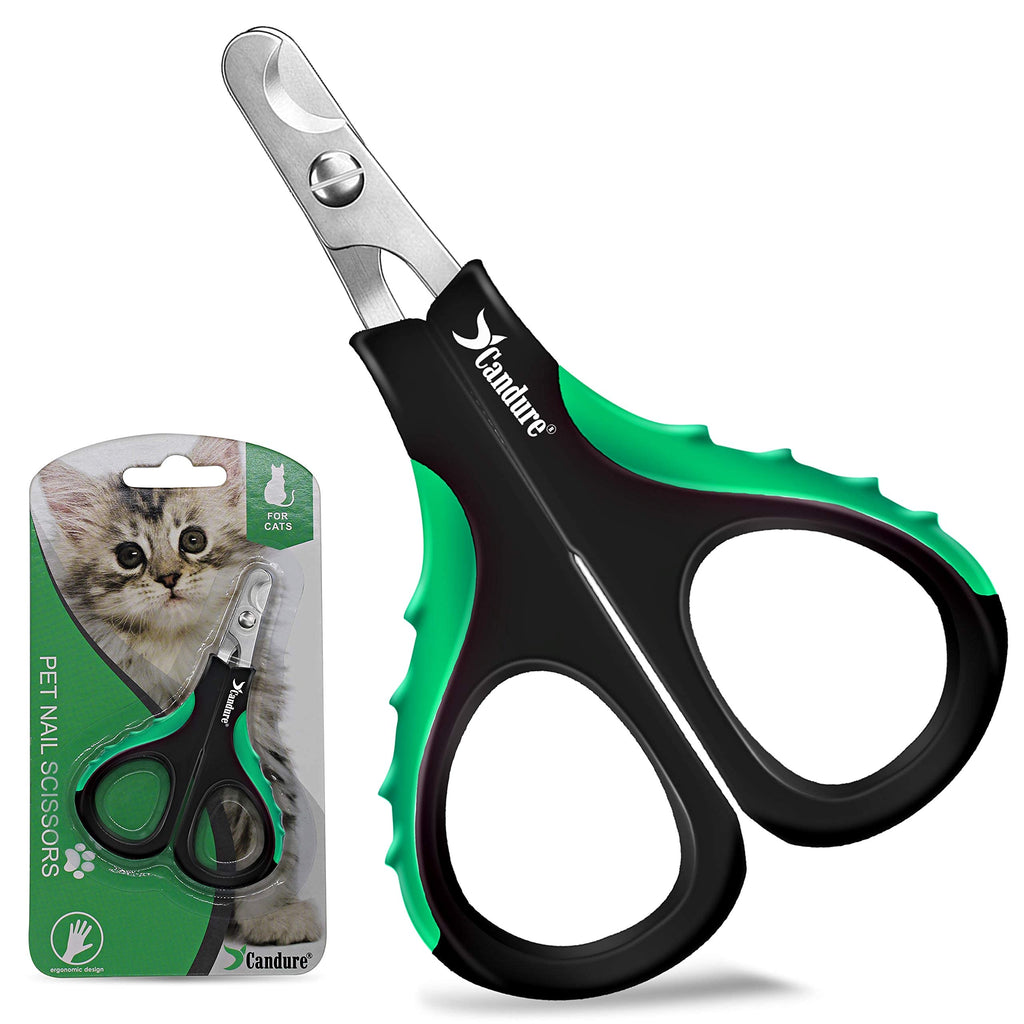 Candure Cat Nail Clipper Stainless Steel Cat Claw Trimmers for Rabbits, Guinea Pigs, Birds, Puppies, Kittens and Small Animals Pet Nail Clipper for Professional and Home Use 3.5" - PawsPlanet Australia
