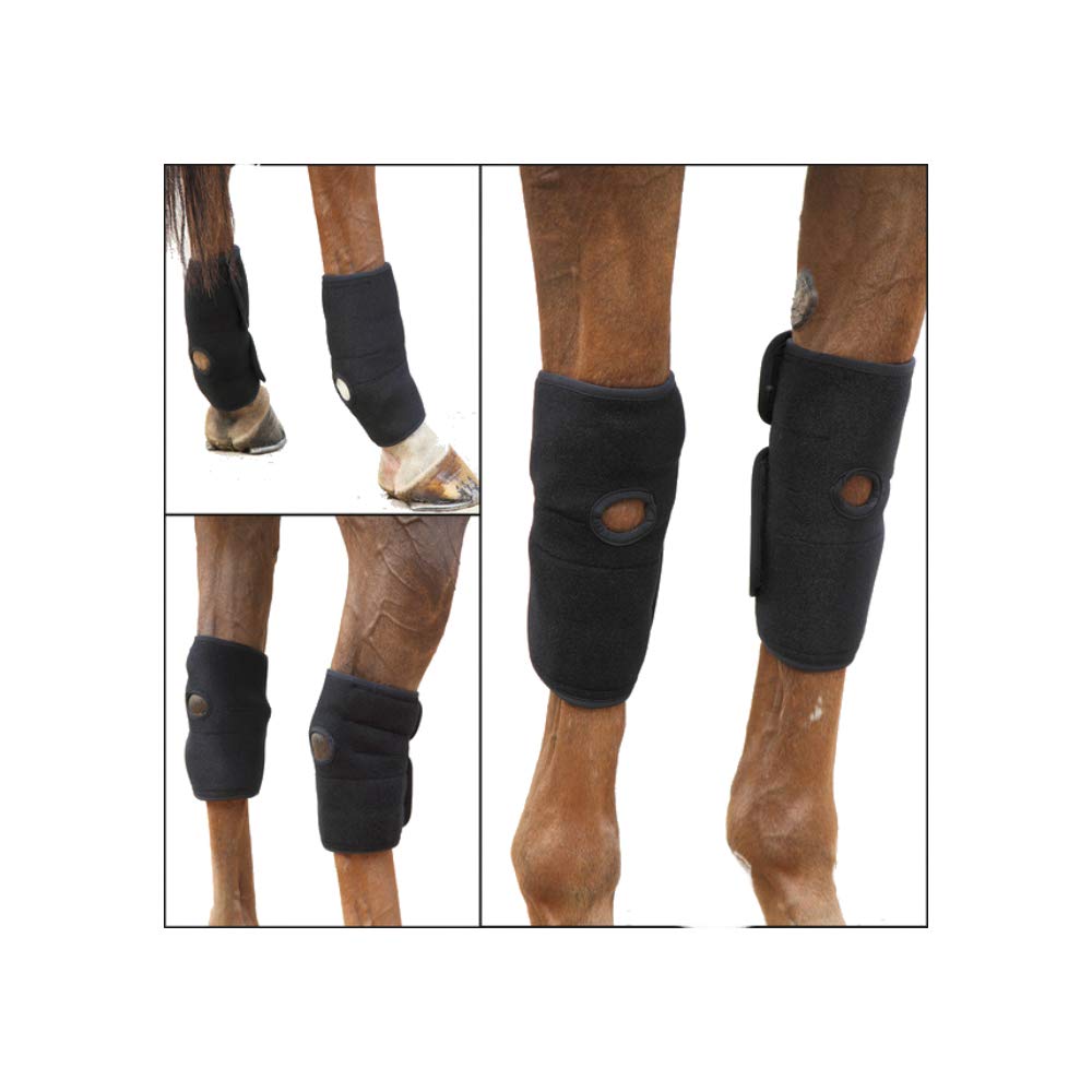 Shires Hot/Cold Joint Relief Boots - Black - PawsPlanet Australia