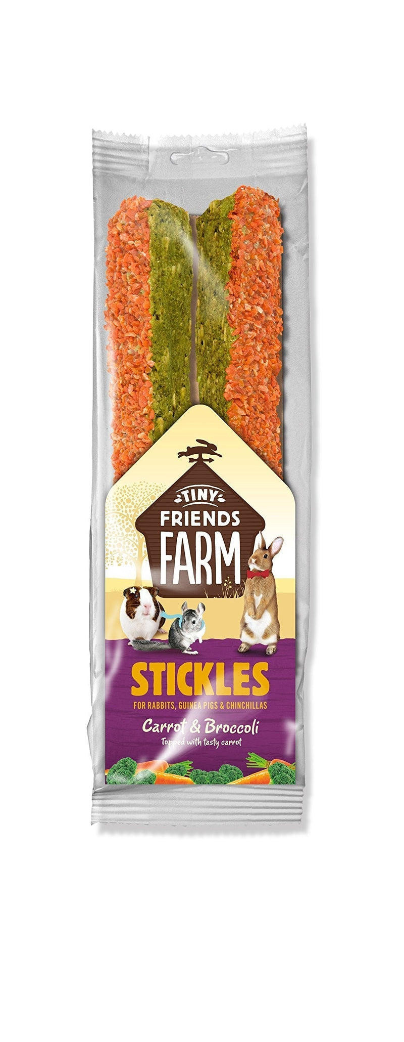 Supreme Tiny Friends Farm Stickles with Carrot and Broccoli, 100 g - PawsPlanet Australia