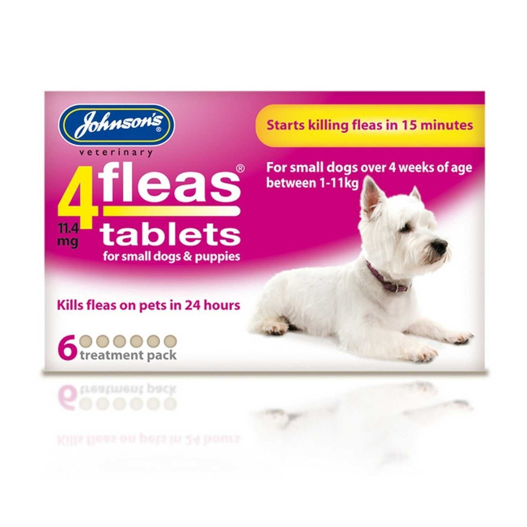 Johnsons 4Fleas Tablets for Small Dogs and Puppies - PawsPlanet Australia