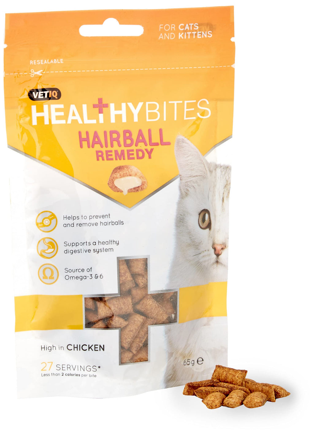 Mark & Chappell Functional Snacks for Cats - Remedy for hairballs - PawsPlanet Australia