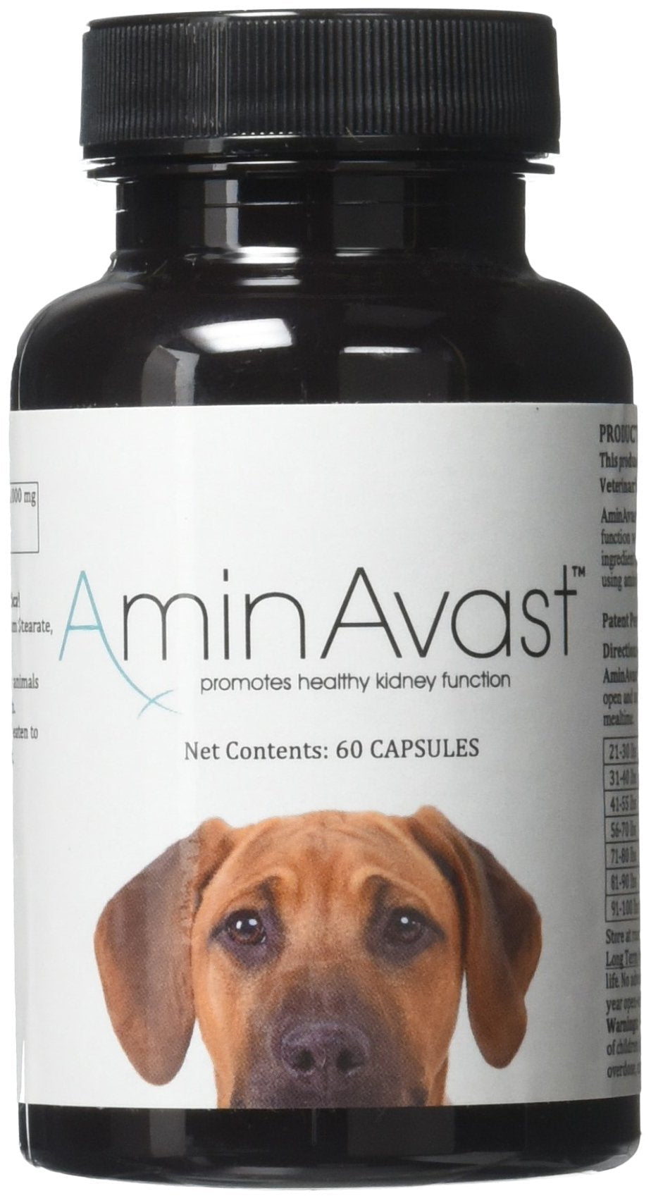 Aminavast Kidney Support for Dogs (60 capsules) - PawsPlanet Australia