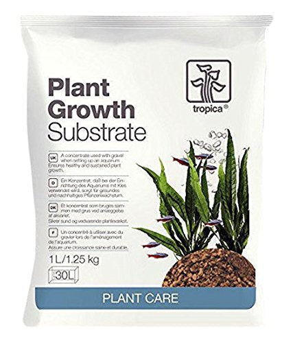 Tropica Plant Growth Aquarium Health Soil Substrate, 1 Litre Single (90 x 190 cm) - PawsPlanet Australia