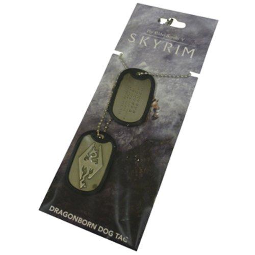 Skyrim Dovahkiin Dog Tag (Electronic Games) - PawsPlanet Australia