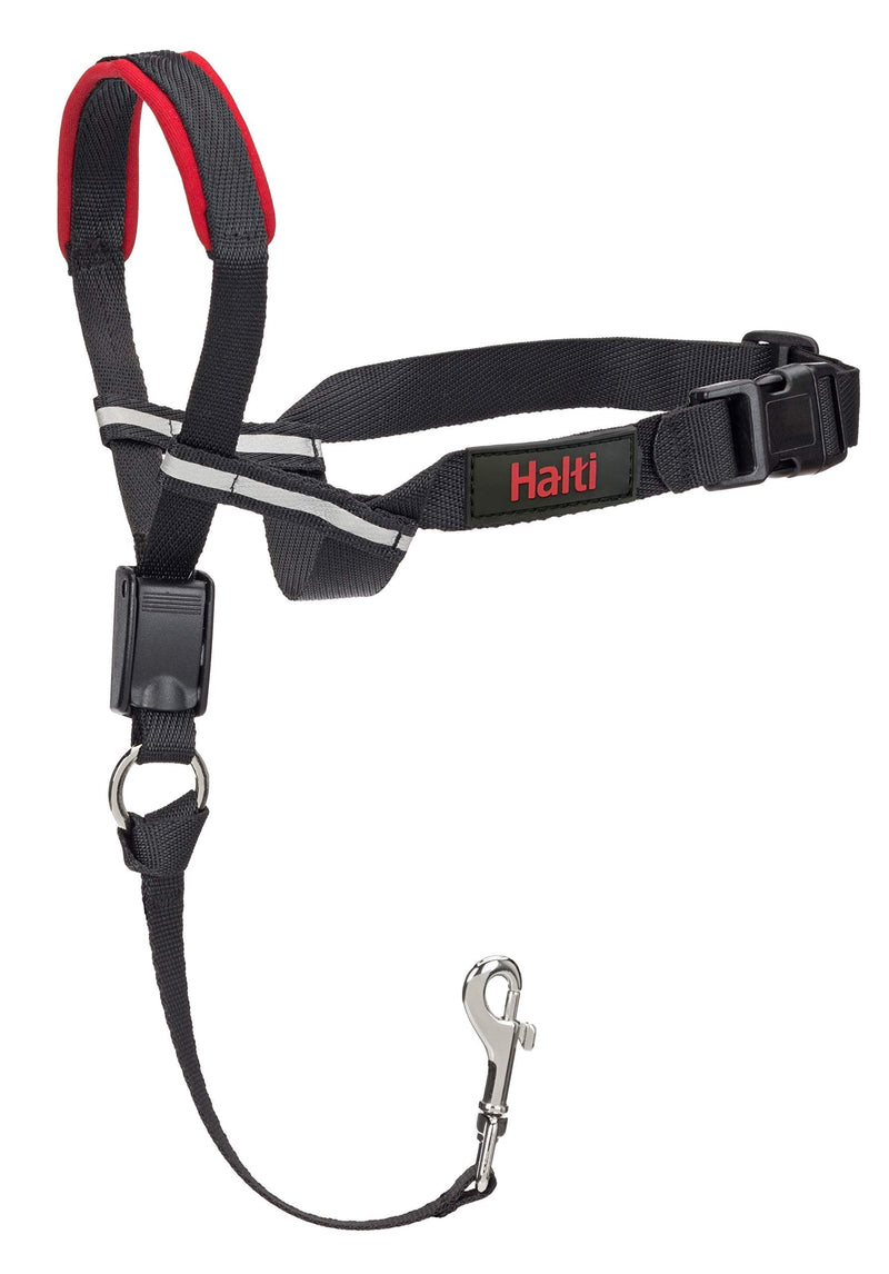 HALTI Optifit Headcollar Size Small, UK Bestselling Dog Head Harness to Stop Pulling on the Lead, Easy to Use, Adjustable & Reflective Head Collar for Dogs, Professional Anti-Pull Training Aid - PawsPlanet Australia