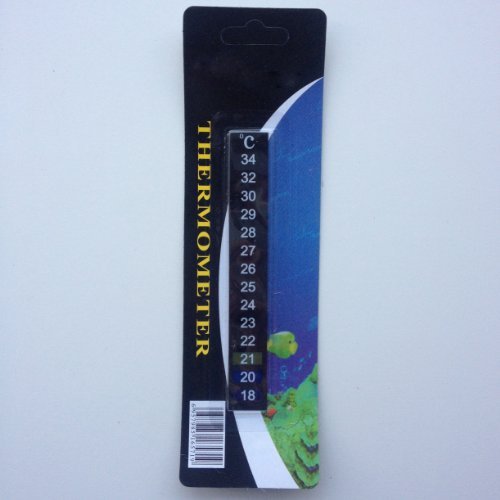 Finest-Filters Aquarium LCD Digital Thermometer Stick On Temperature Meter for Fish Tank - PawsPlanet Australia