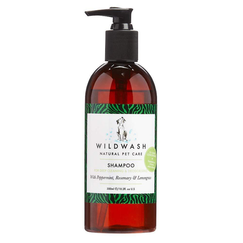 WildWash Dog Shampoo for Deep Cleaning and Deodorising, 300 ml 300 ml (Pack of 1) - PawsPlanet Australia