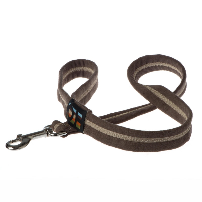 Oscar & Hooch Signature Lead, S, CafÃ© Noir Small Café Noir - PawsPlanet Australia