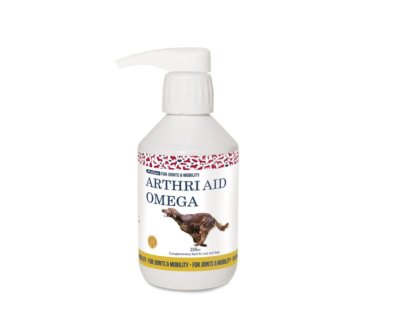 Swedencare UK ArthriAid Omega Liquid Supplement 250 ml for Dogs and Cats, Joints and Mobility Supplement 250 ml (Pack of 1) - PawsPlanet Australia