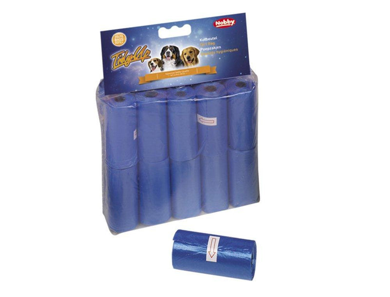 Nobby TidyUp 67356 Dog Waste Bags 20 Rolls of 15 Bags / Blue - PawsPlanet Australia