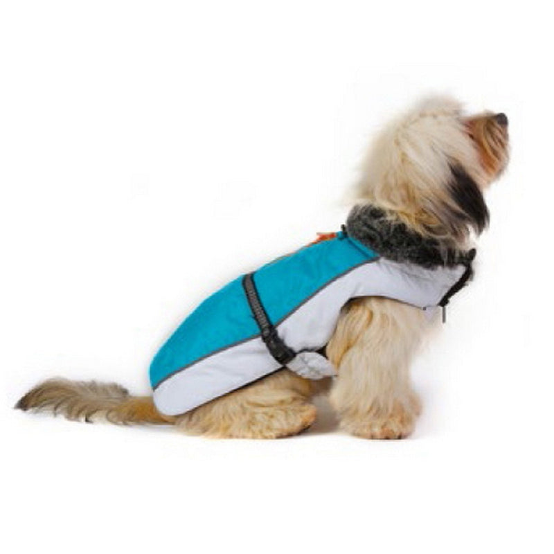 Dog Gone Smart Aspen Jackets Aqua/White 8" - PawsPlanet Australia
