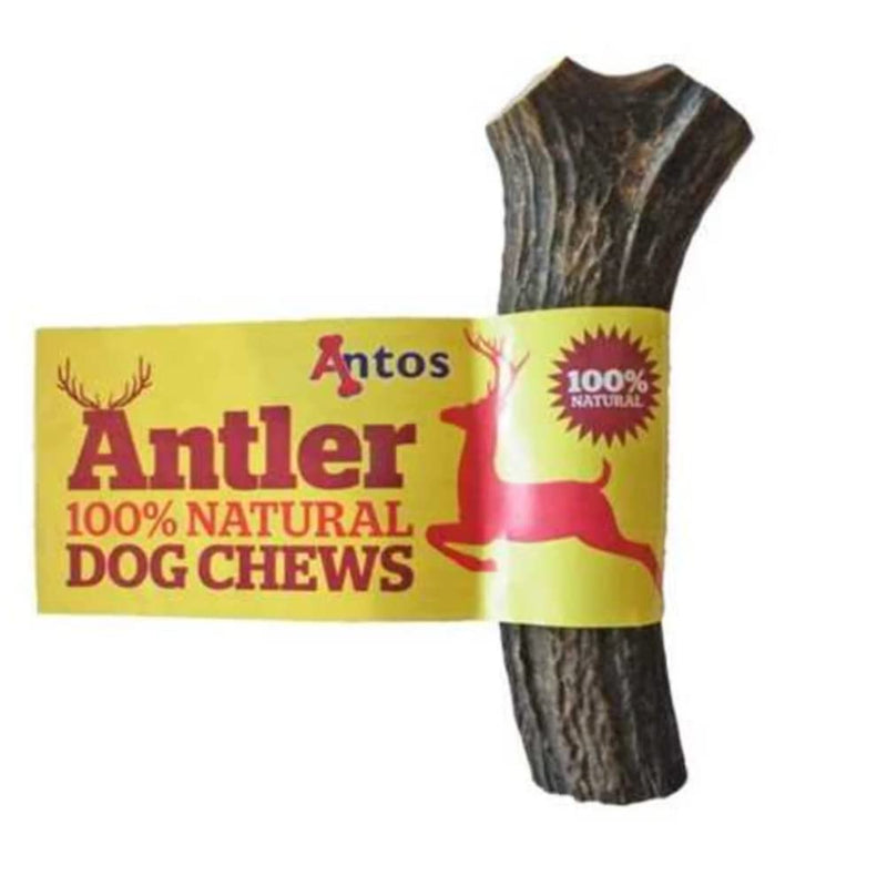 Antos Antler dog chew - Available in 3 sizes - 100% natural ALL SHAPES MAY VARY (Small Antler Small 50-75g) - PawsPlanet Australia