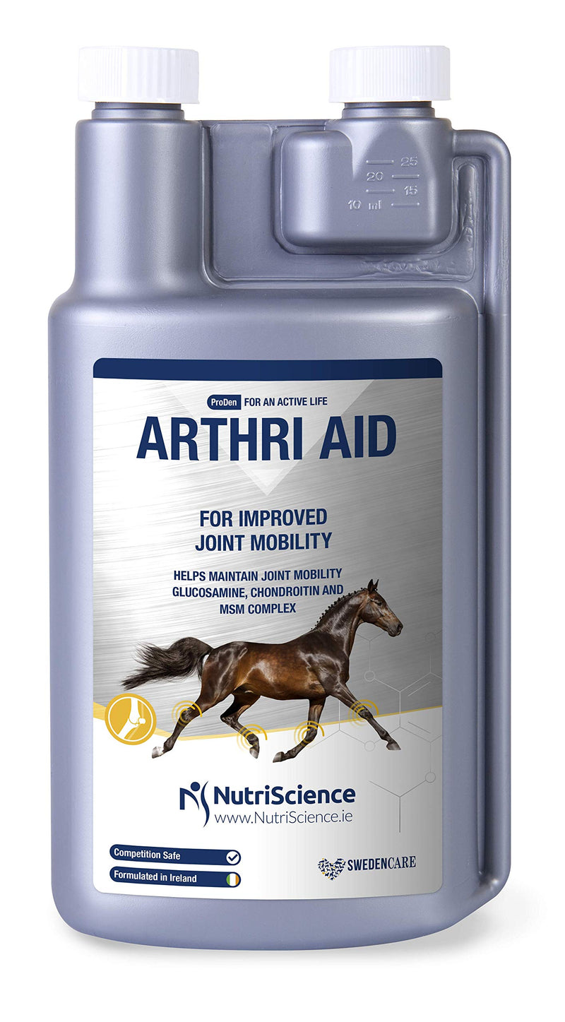 ArthriAid Liquid 1 Litre for Horses, Joint and Mobility Supplement - PawsPlanet Australia