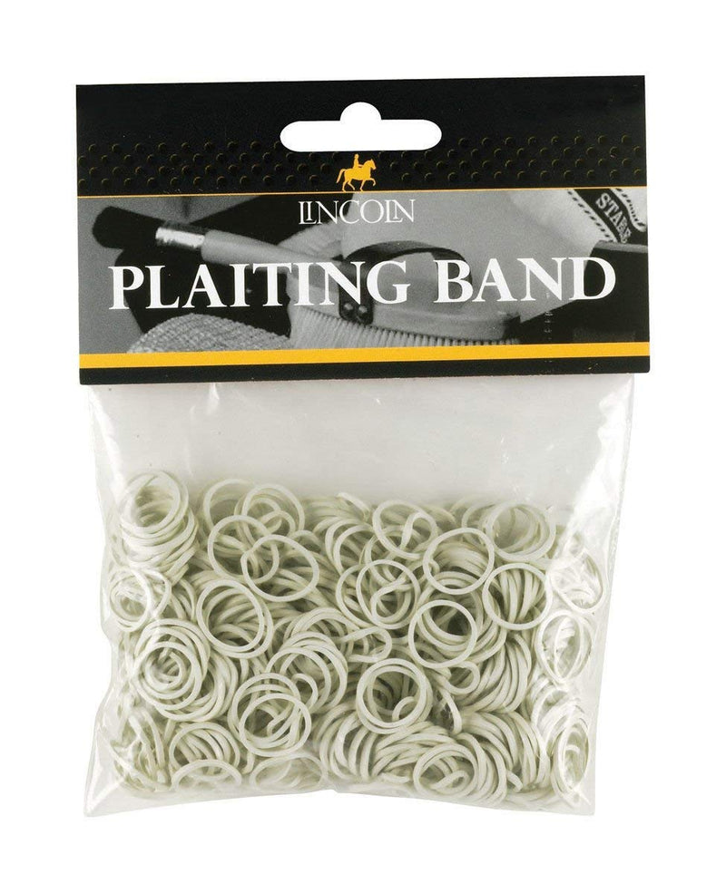 Battles Equine 425-0219 Lincoln Plaiting Bands (White),1 Pack - PawsPlanet Australia
