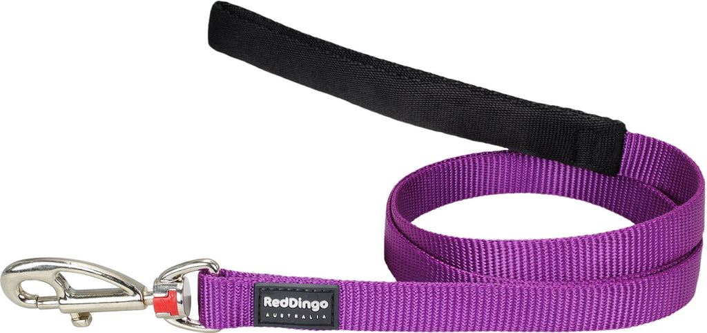 Red Dingo - smooth belt in purple Lead M - PawsPlanet Australia