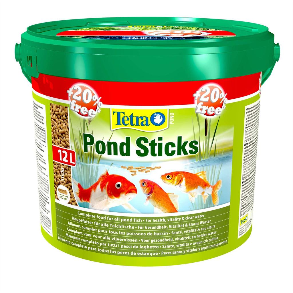 Tetra Pond Sticks Tub 12 Litre (10 Litre + 20% extra free) - PawsPlanet Australia