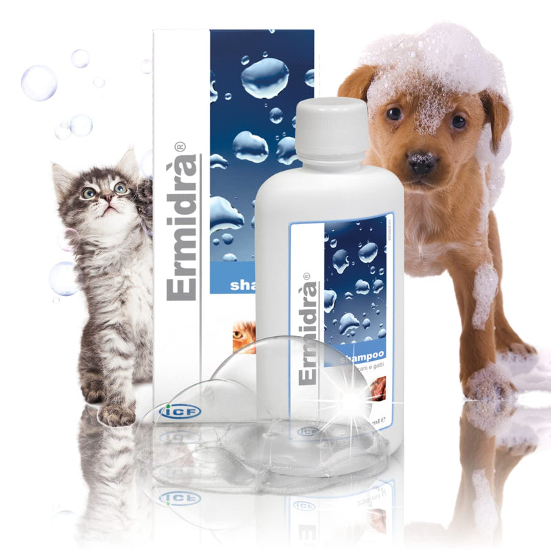 Ermidra Dog Shampoo is specially formulated for Smelly dogs Dogs Puppies and Cats with Sensitive Skin - Ermidra Pet Shampoo 250 ml - PawsPlanet Australia