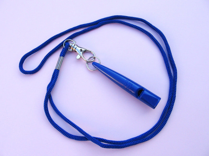 ACME 210.5 navy blue dog whistle with matching lanyard - PawsPlanet Australia