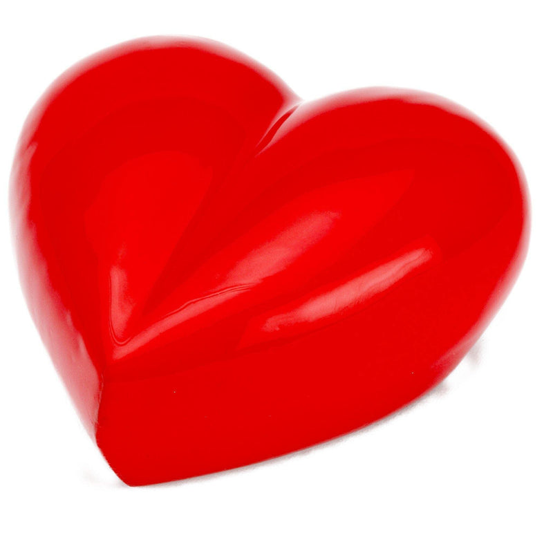 Urns UK Cremation Memorial Heart Keepsake Urn Margate, Red 3" Small 3" Heart Red - PawsPlanet Australia