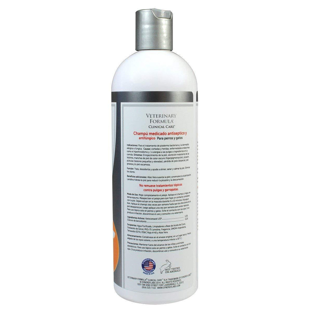 Veterinary Formula Antiseptic and Antifungal Medicated Shampoo 16 oz - PawsPlanet Australia