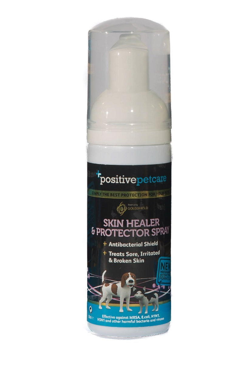 24 Hour Dog Skin Healer and Skin Problem Protector, New Long-Lasting Anti-Bacterial Formula, Water-Based, 100% Safe for Dogs, Cats & Other Pets - 50 ml by Positive Petcare - PawsPlanet Australia