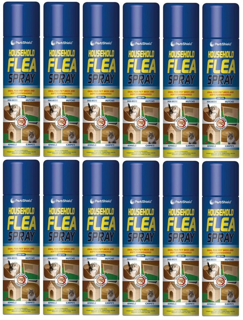 12x Pestshield Flea Spray 200m - PawsPlanet Australia