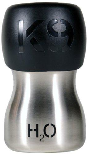 H2O4K9 Water Bottle, 270 ml, Silver - PawsPlanet Australia