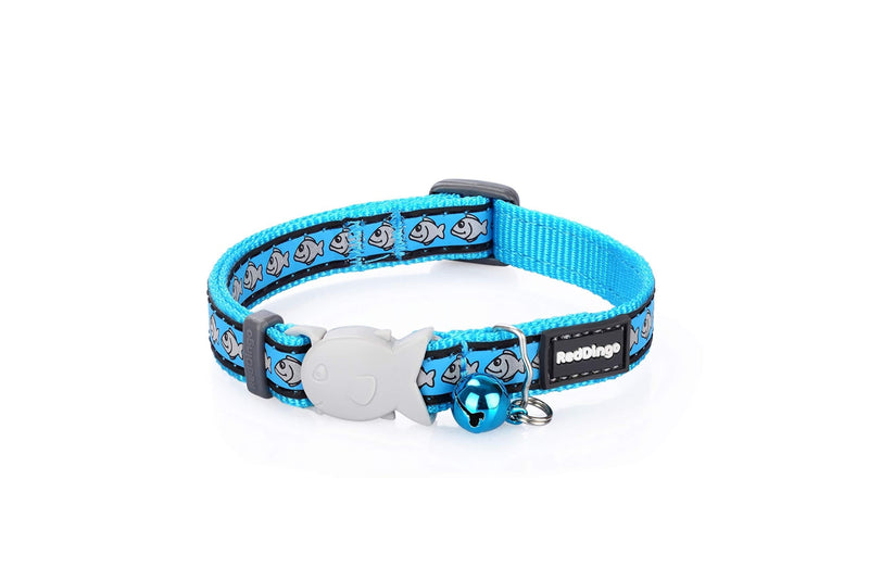 Red Dingo - Reflective Cat Collar Turquoise S - PawsPlanet Australia