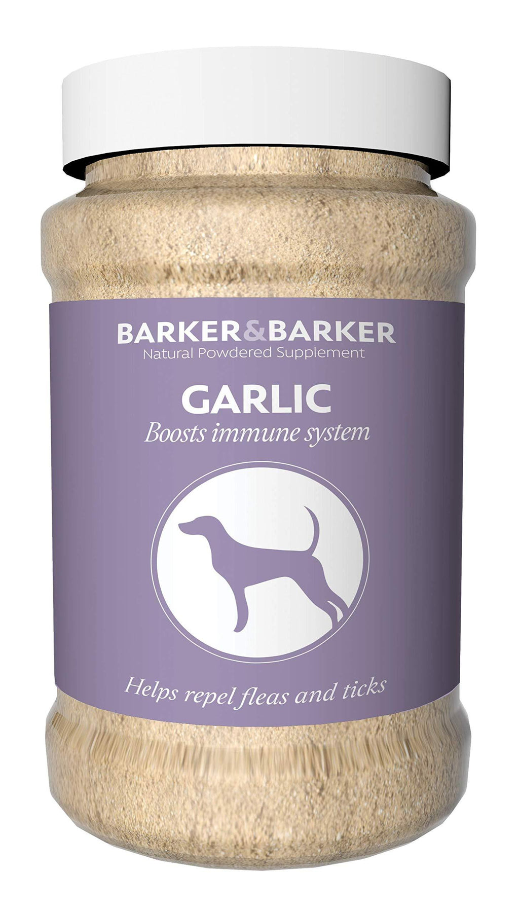 Barker and Barker Dog Supplements - Garlic powder (140g pot) 160 g (Pack of 1) - PawsPlanet Australia